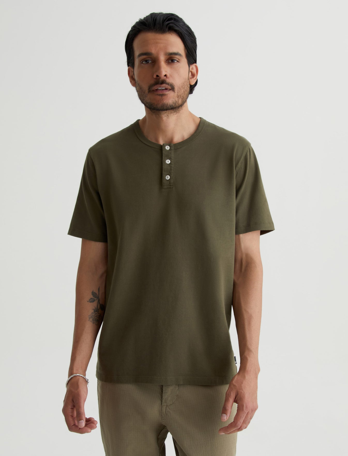 Bryce Short Sleeve Henley|Classic Henley